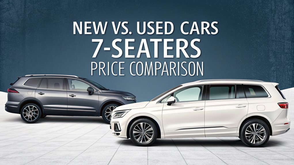 New vs. Used Cars – 7-Seaters Price Comparison