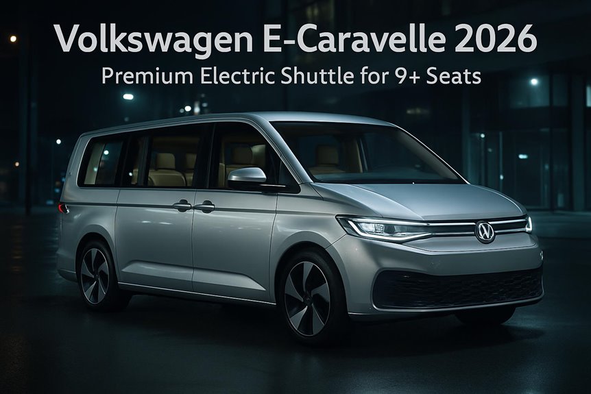 Volkswagen E-Caravelle 2026 – Premium Electric Shuttle for 9+ Seats